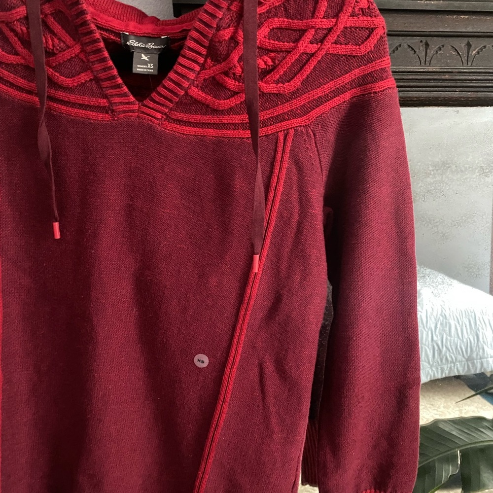 Shasta Hoodie In Scarlet Eddie Bauer - Picture 5 of 6